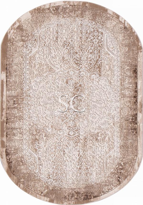 Ковер Armina 03878 brown/brown овал