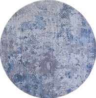 Ковер Armina 03851 blue/blue круг