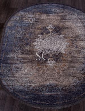 Ковер Иранский Noyan 7312 grey овал