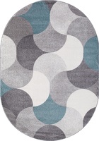 Ковер Merinos Sofit 2257 light grey овал